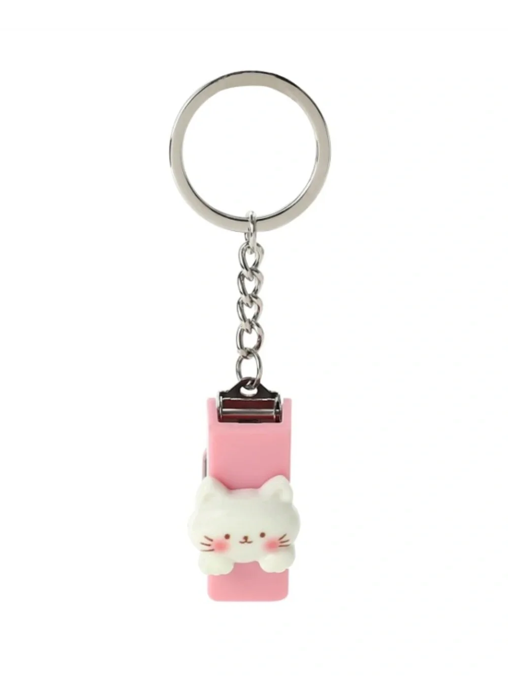 Mini Stapler Keychain - Pink